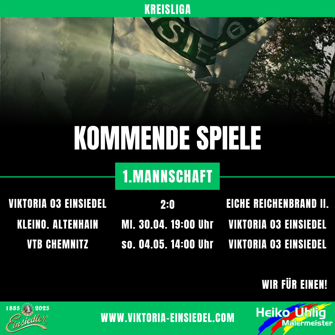 Ausblick 1. Mannschaft